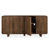 Holmes - 4 Door Sideboard - Artisan Brown, view 4