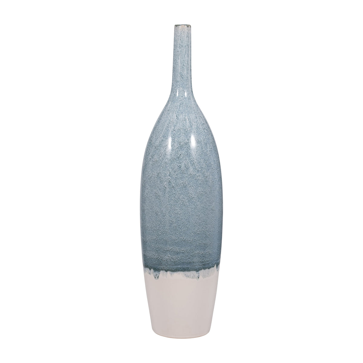 30" Kashion Large Ceramic Vase - Blue