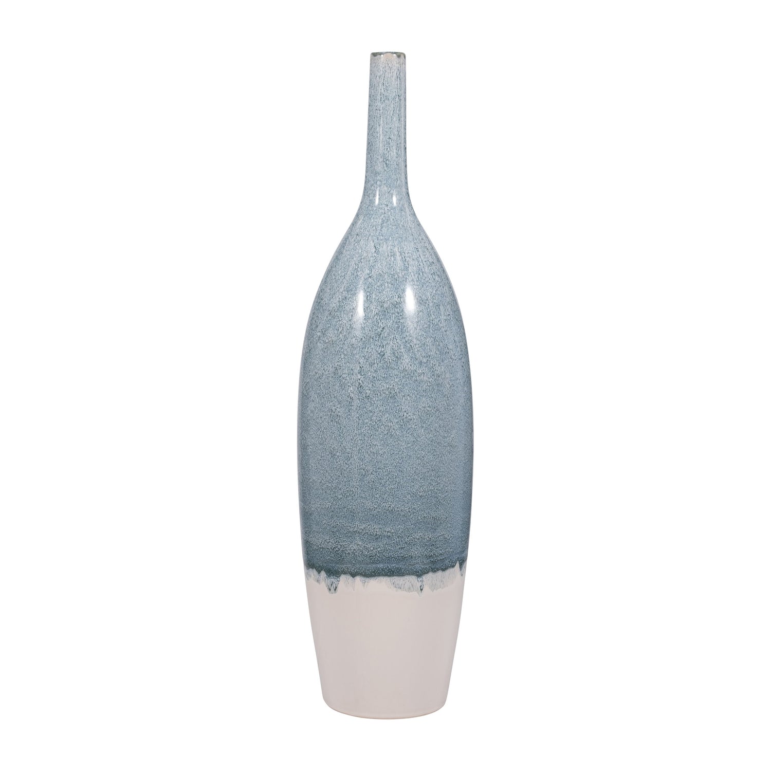 30" Kashion Large Ceramic Vase - Blue