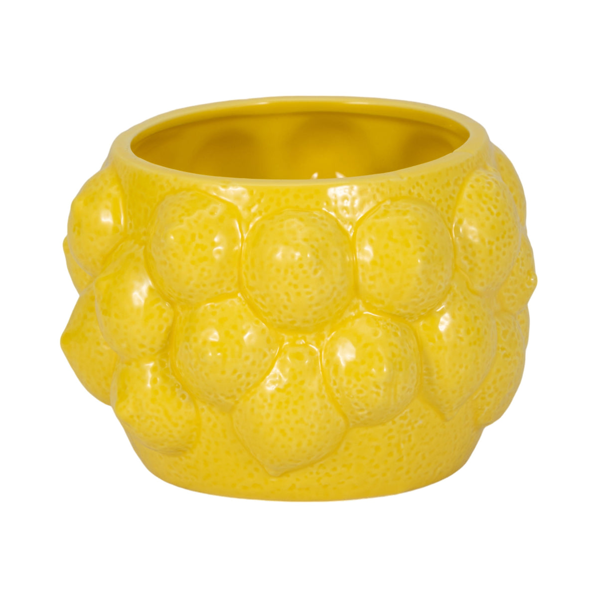7" Flower Pot - Yellow