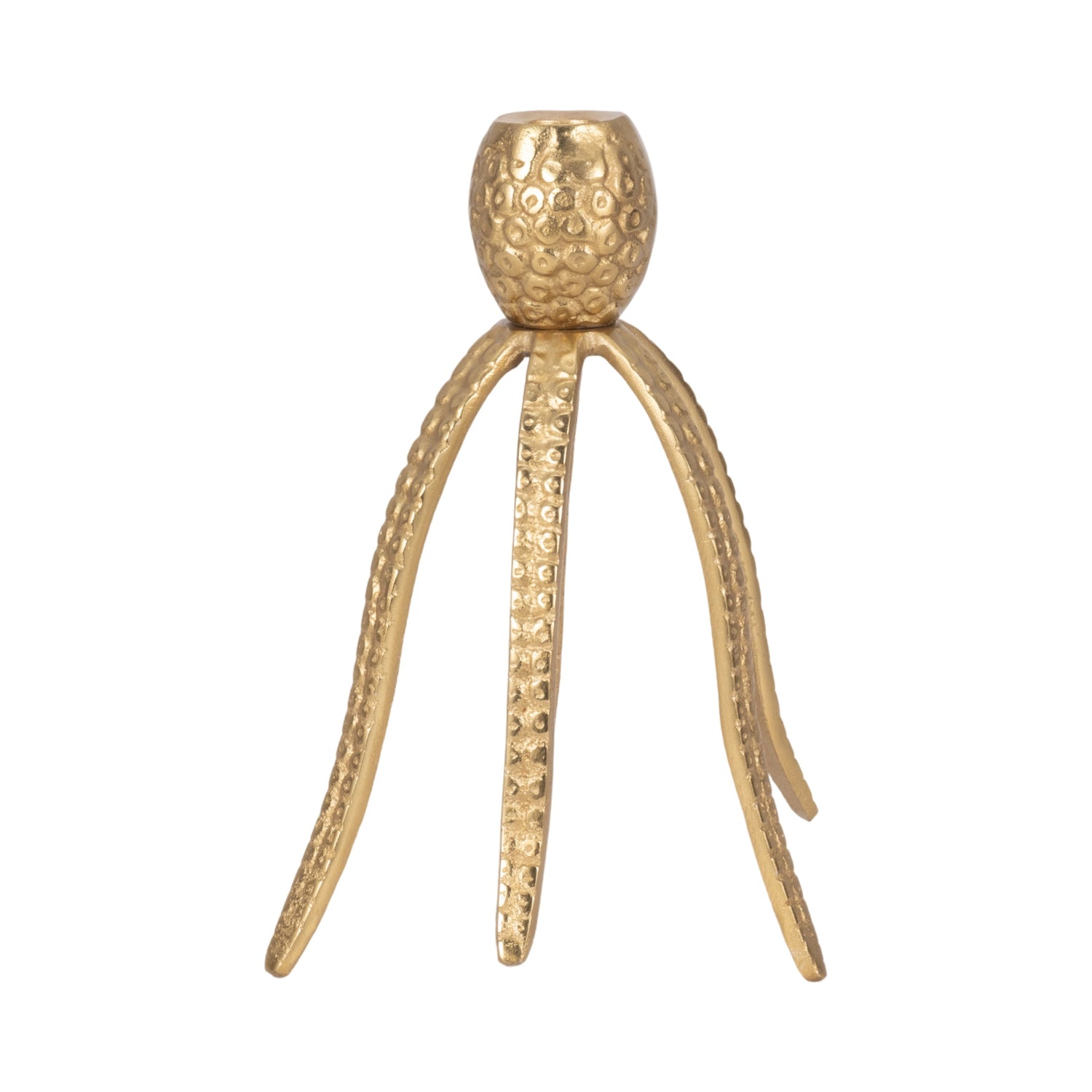 Octopus Taper Candle Holder - Gold