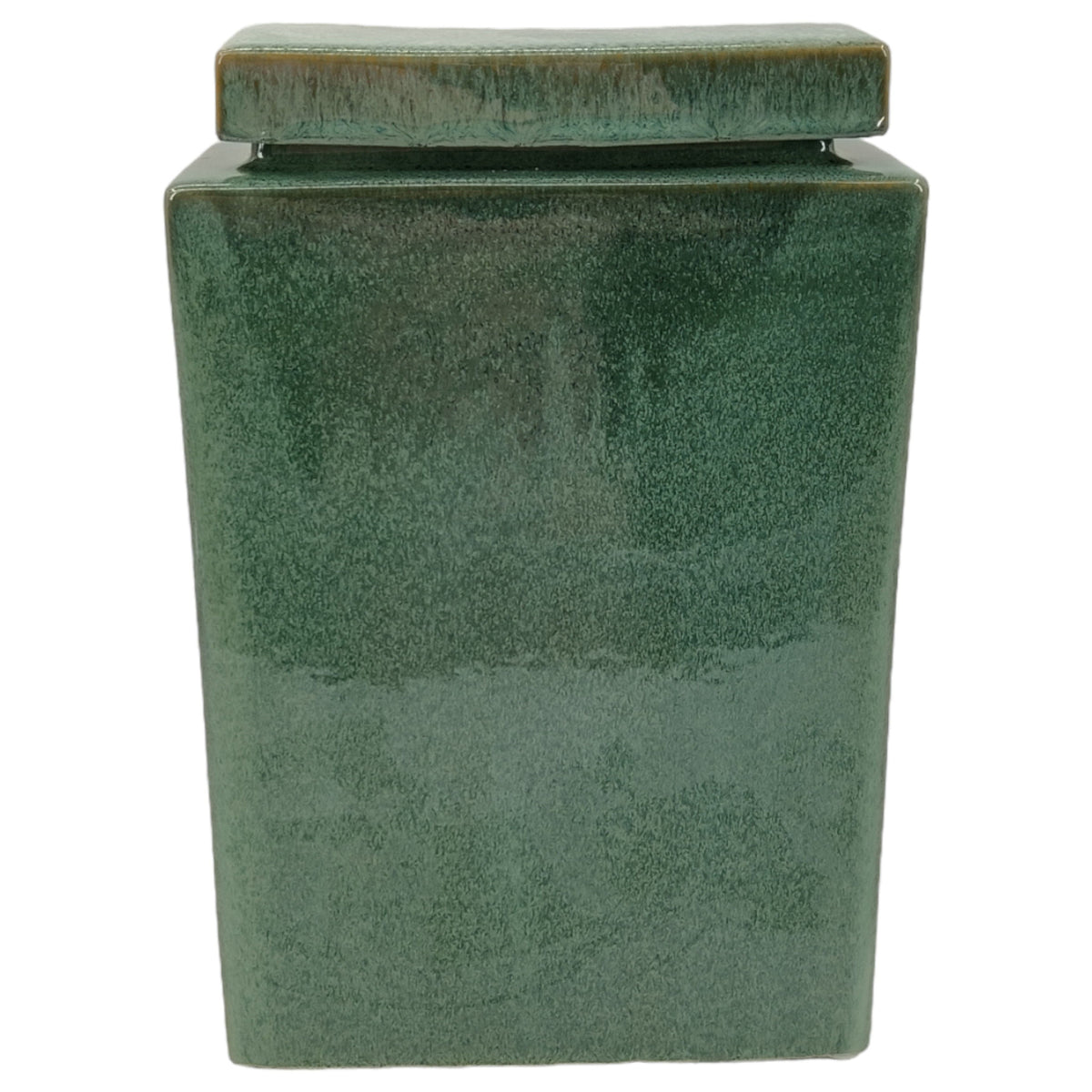 Corvallis Large Rectangular Canister - Green
