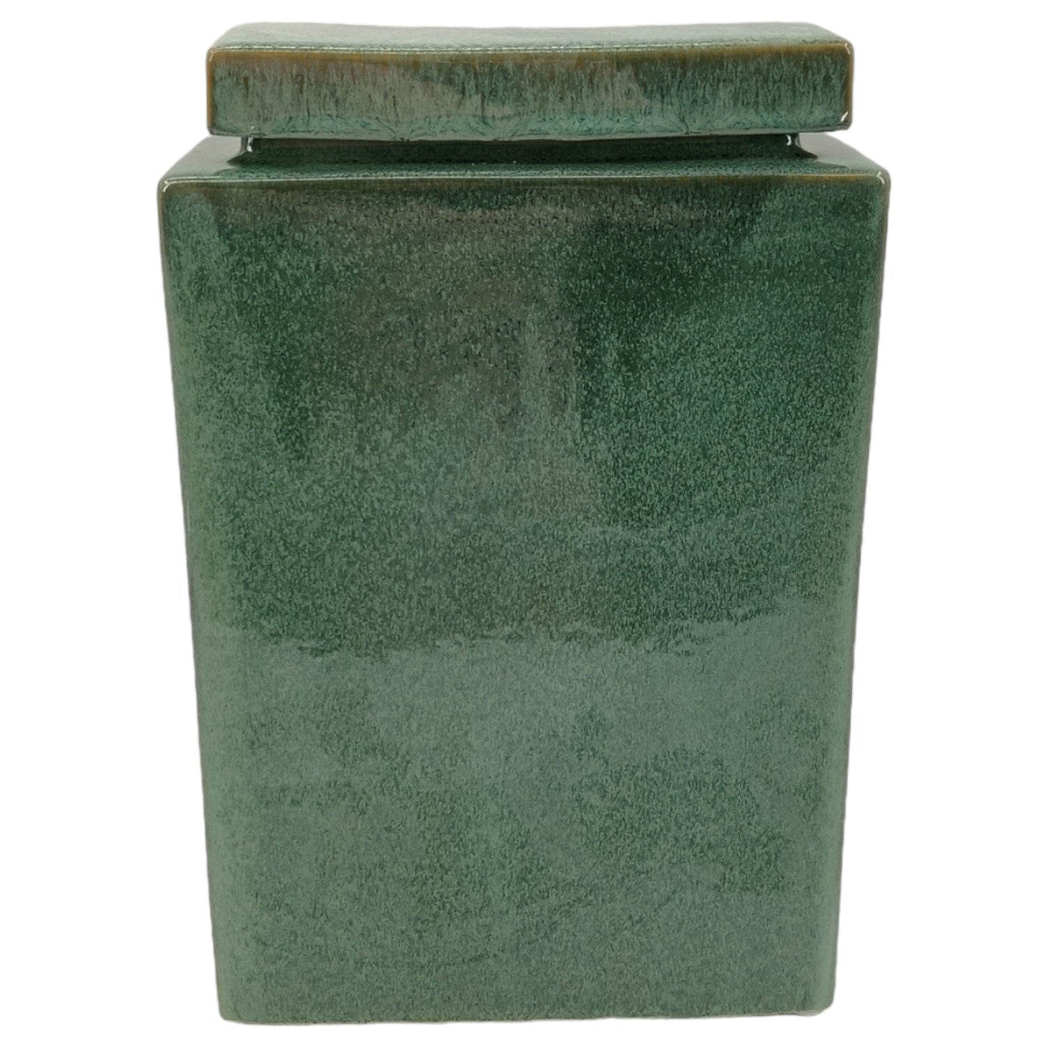 Corvallis Large Rectangular Canister - Green