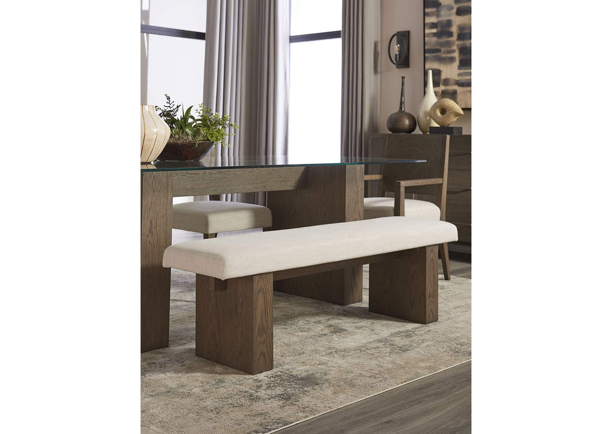 FQBM65 Oakland Bench In Brunette