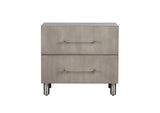 9DM881 Argento Nightstand In Misty Grey