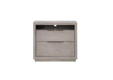 AZBX81 Oxford Two - Drawer Nightstand In Mineral