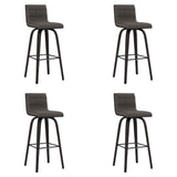 Vienna - 30" Swivel Bar Stool - Black Wood