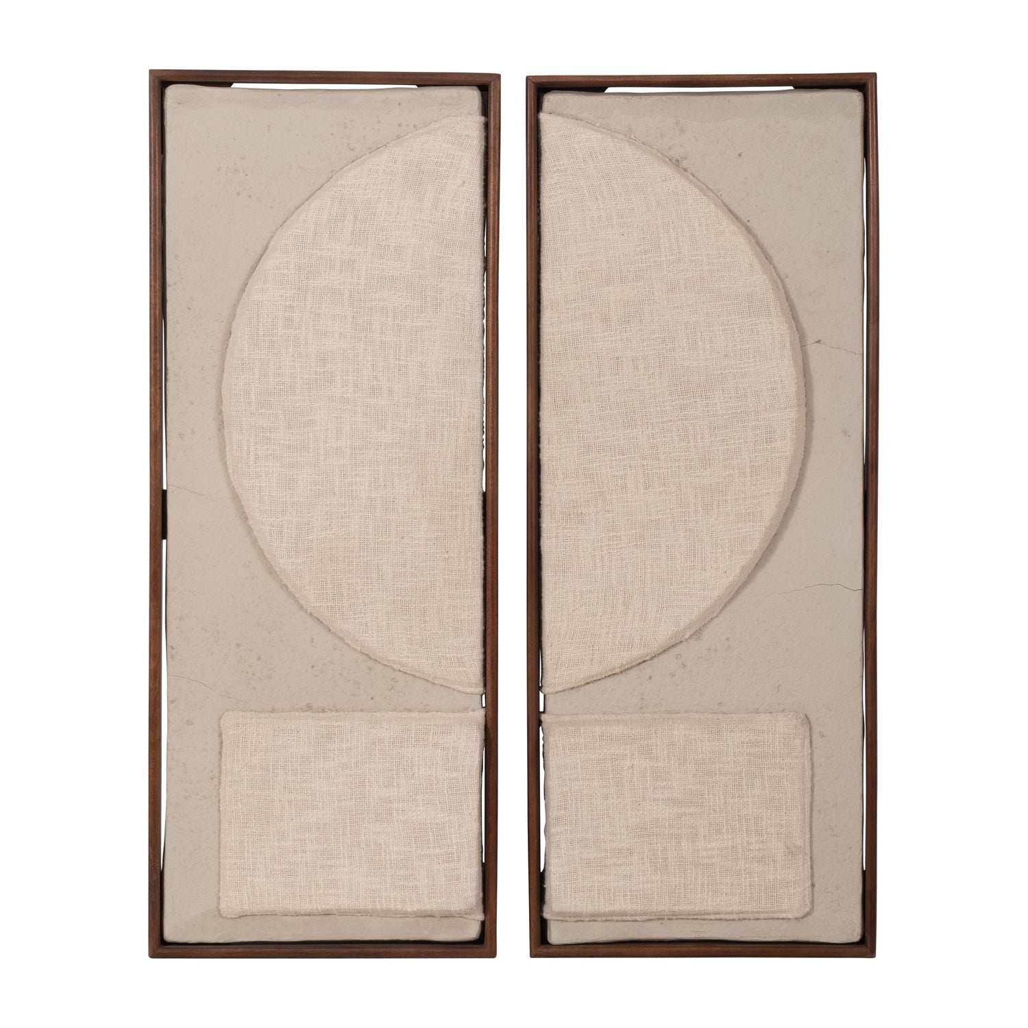 Ecomix Fabric Wall Decor (Set of 2) - Cream