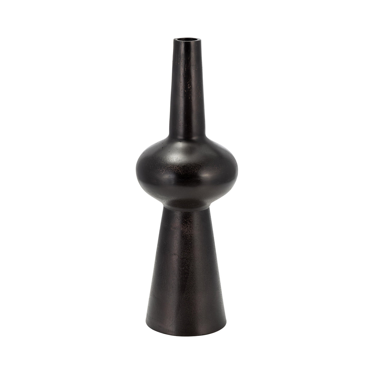 Metal Vintage Vase 19" - Bronze