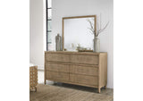 NSPV82 Dorsey Six Drawer Dresser In Granola