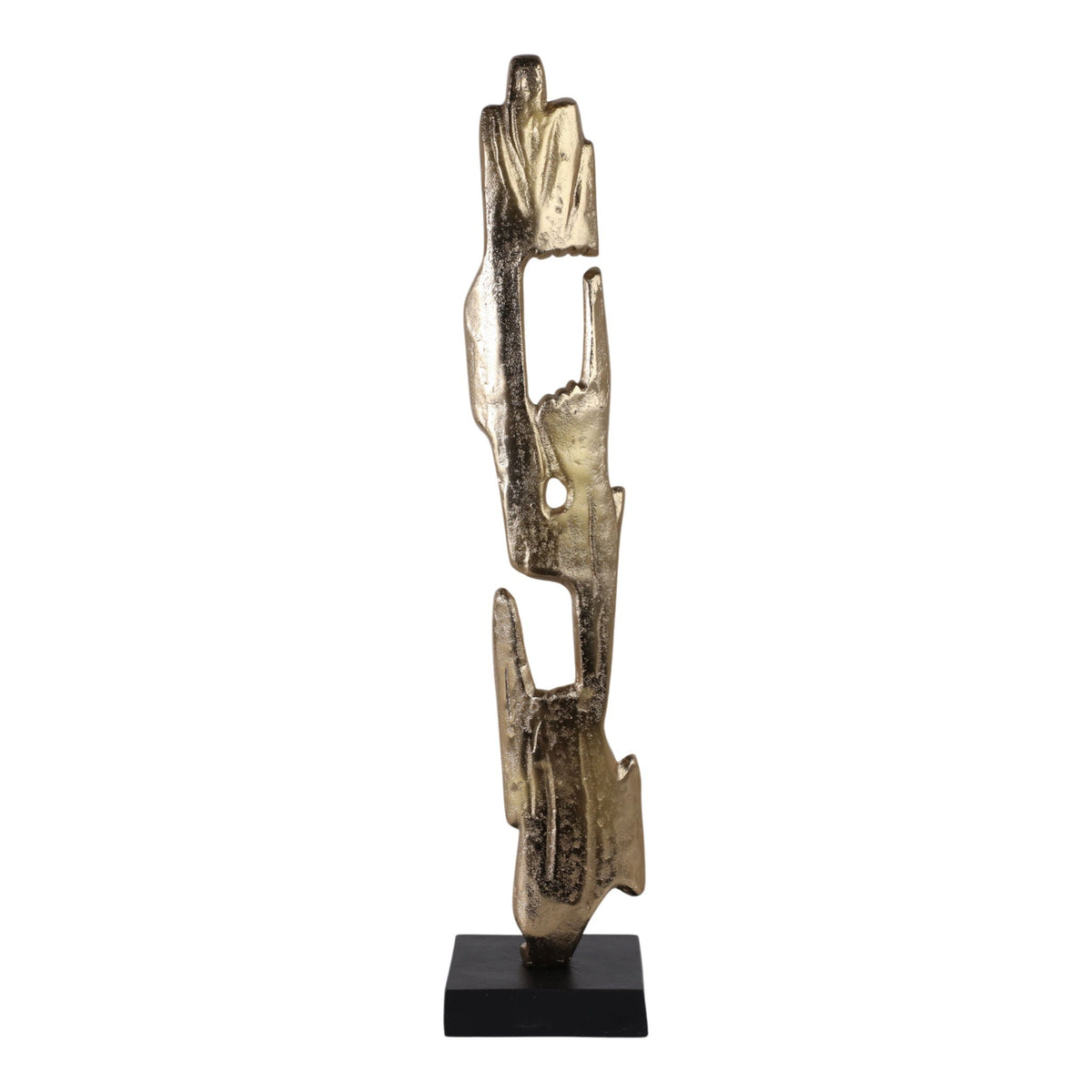 26" Bedford Small Wood Post Statuary - Gold