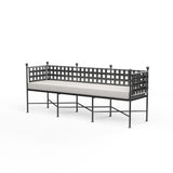 Provence - Garden Bench, With Self Welt - Canvas Flax / Black