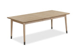 MXNK60 Franklin Extendable White Oak Dining Table In Au Natural