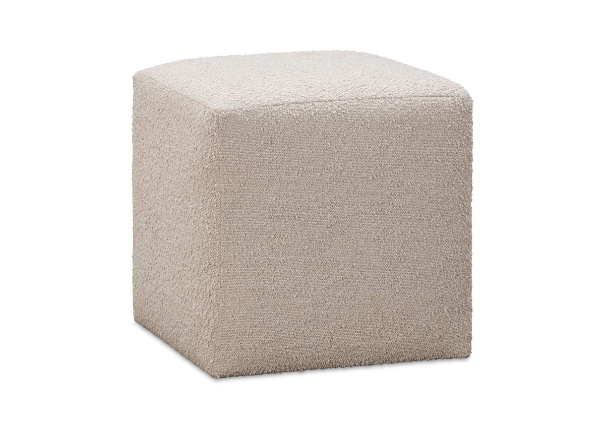 QHTP65B Liv Fully Upholstered Dining Ottoman In Brun Boucle