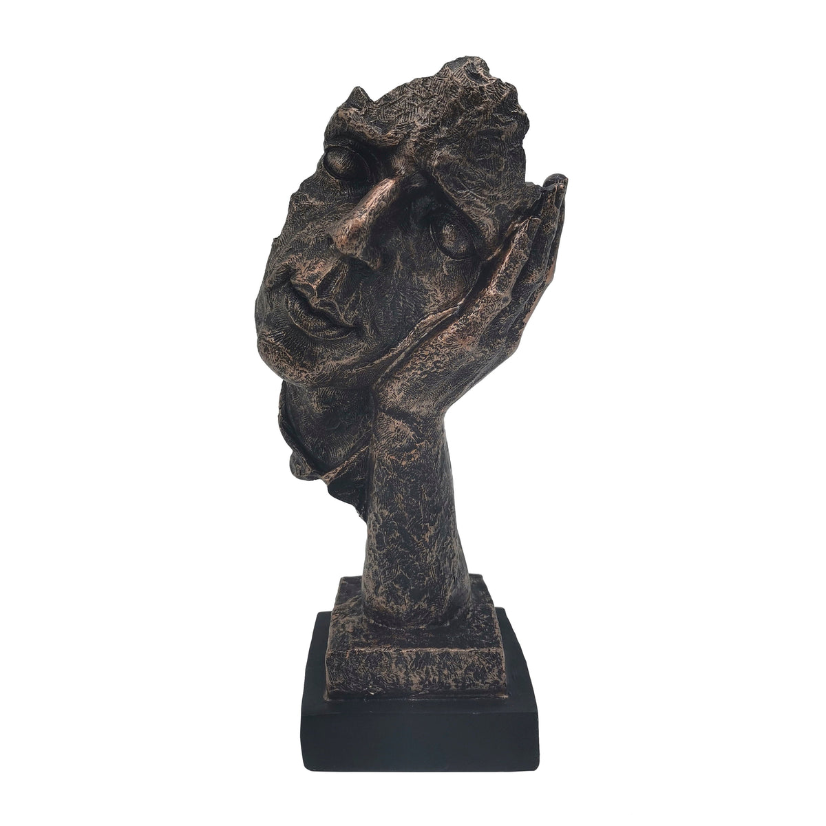 Resin Sleepy Head 13" - Bronze