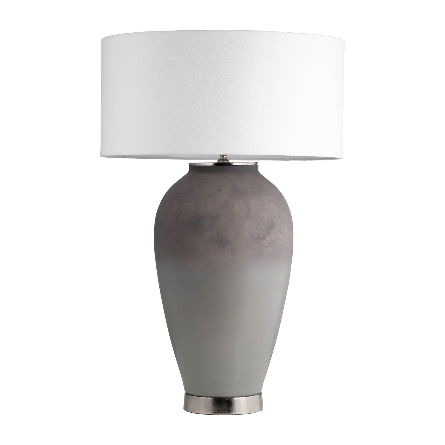 Glass Ginger Table Lamp 28" - Ivory / Beige