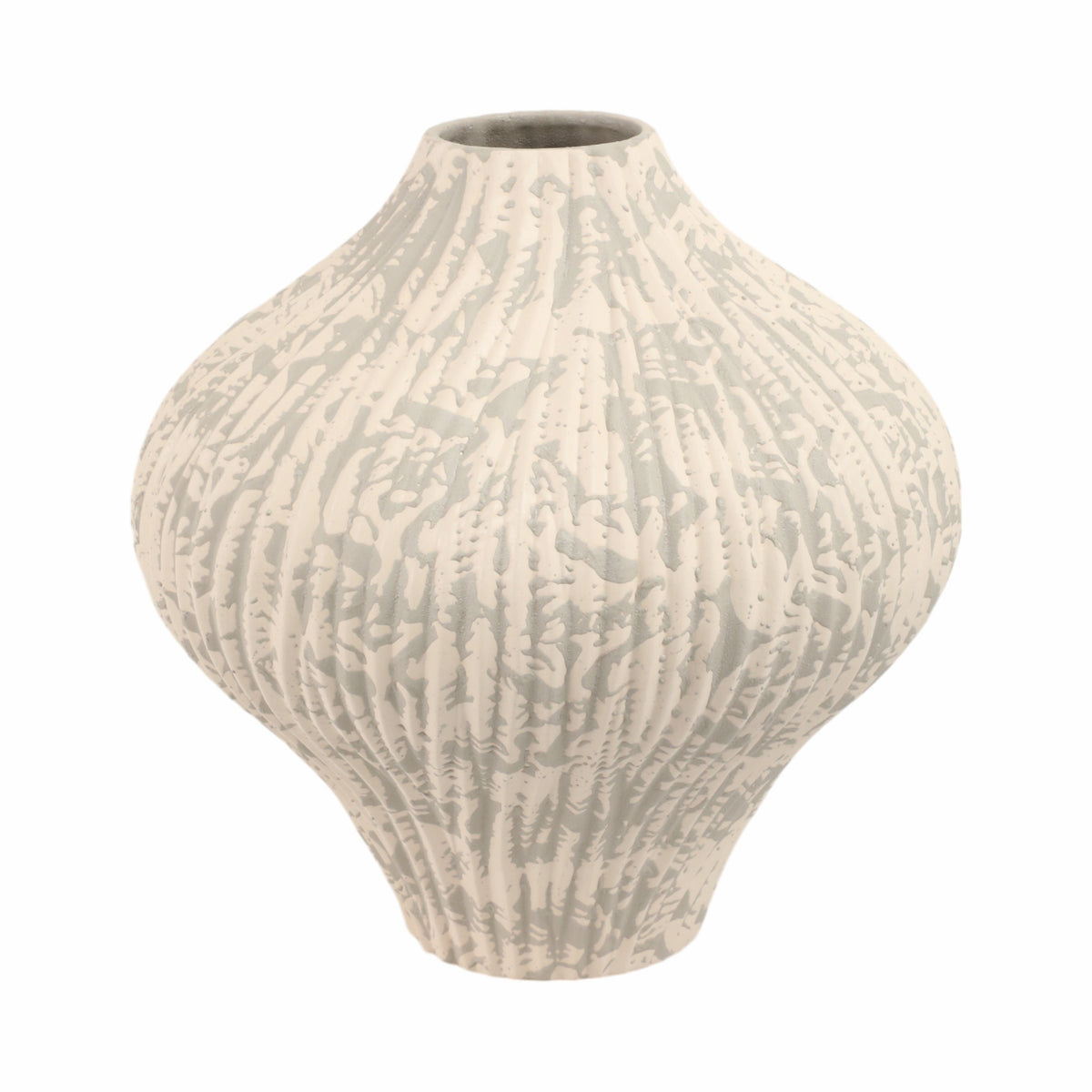 Sabrosa Medium Portugal Vase - Beige / Gray