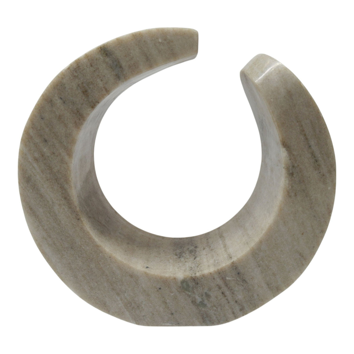 10" Mollin Carved Marble Statuary - Tan