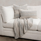 Throws - 50" x 70" TC Rockport Throw - Ivory Multi