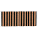 Doormats - Striped Doormat - Black / Natural