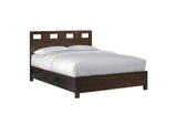 RV26D7 Riva Wood Storage Bed In Chocolate Brown