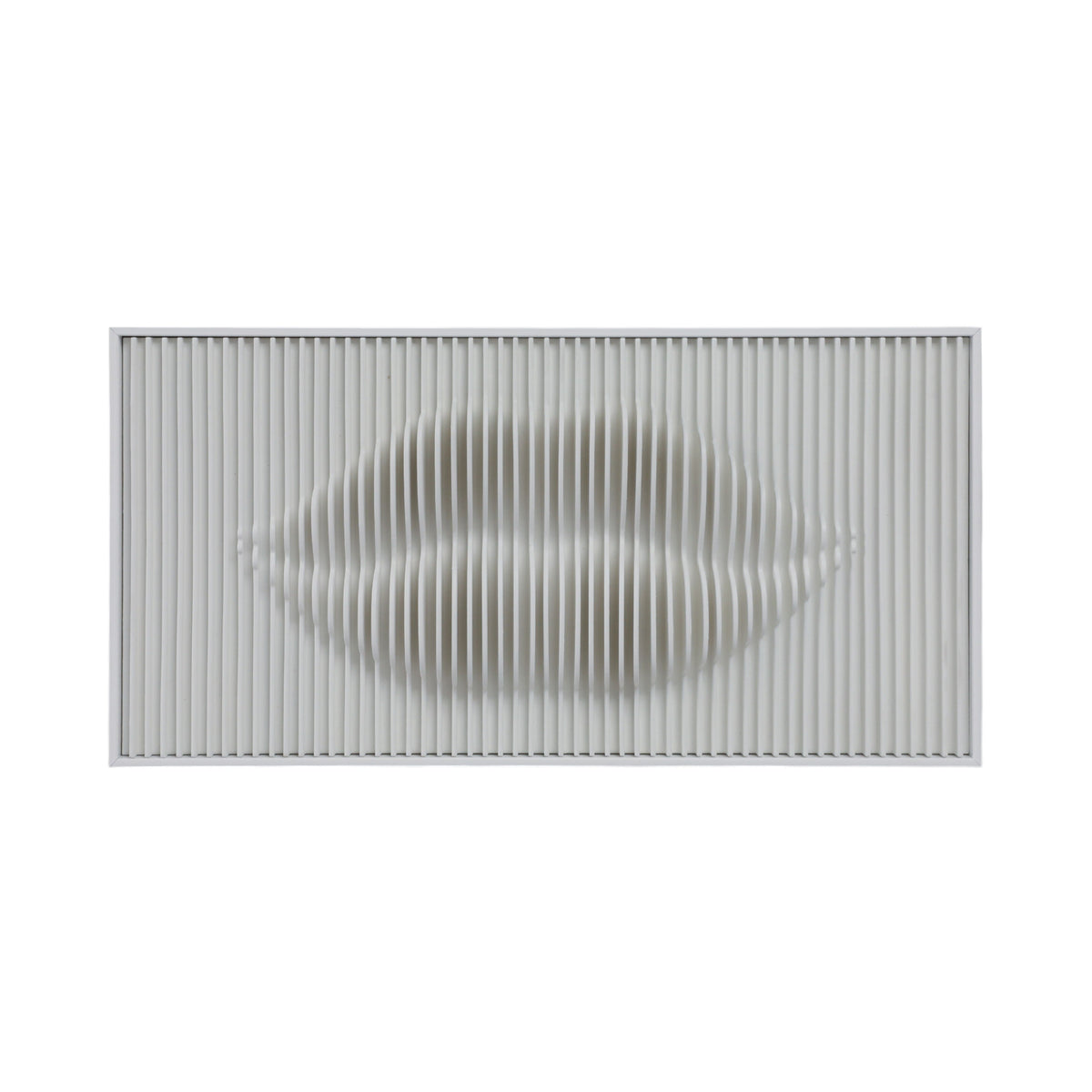 Ocala Kiss Dimensional Wall Decor - Silver