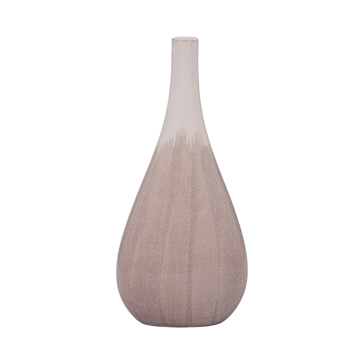 Valdiva Medium Ceramic Vase - Gray