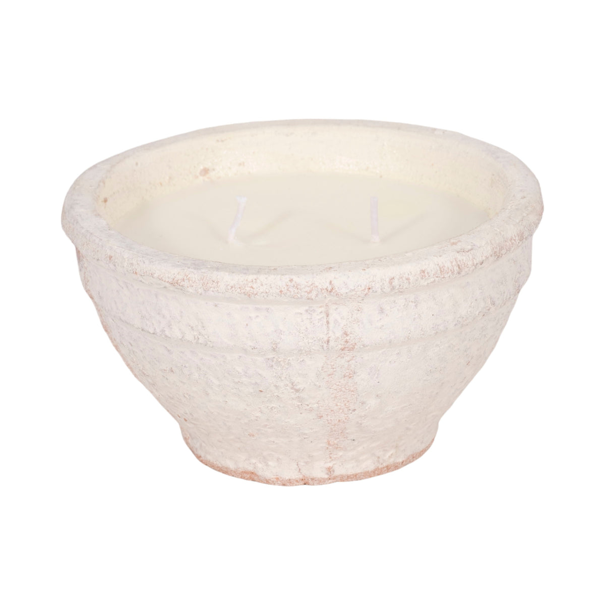 Sea Salt And Lemon Bowl Candle - White