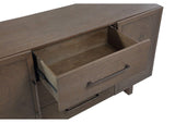 FQBM73 Oakland Three - Drawer Sideboard In Brunette