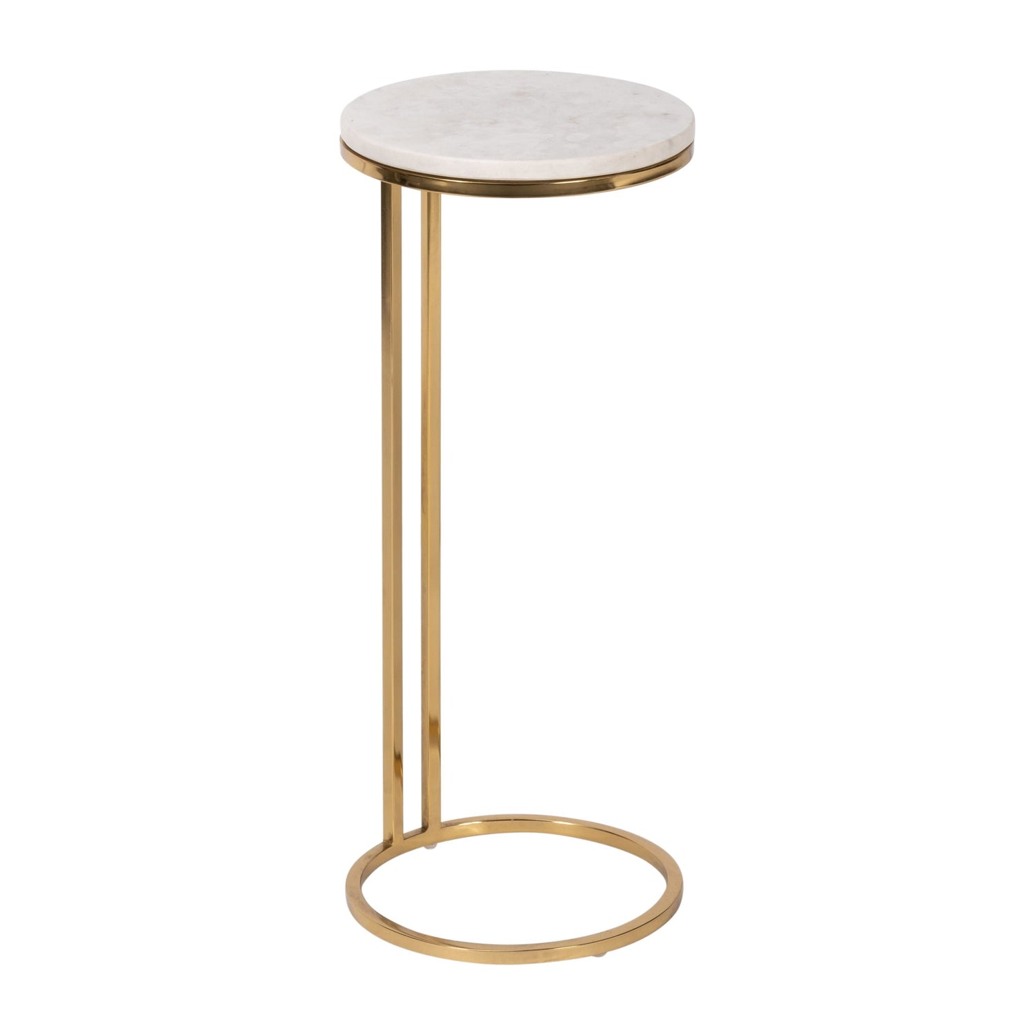 Drink Table - White / Gold