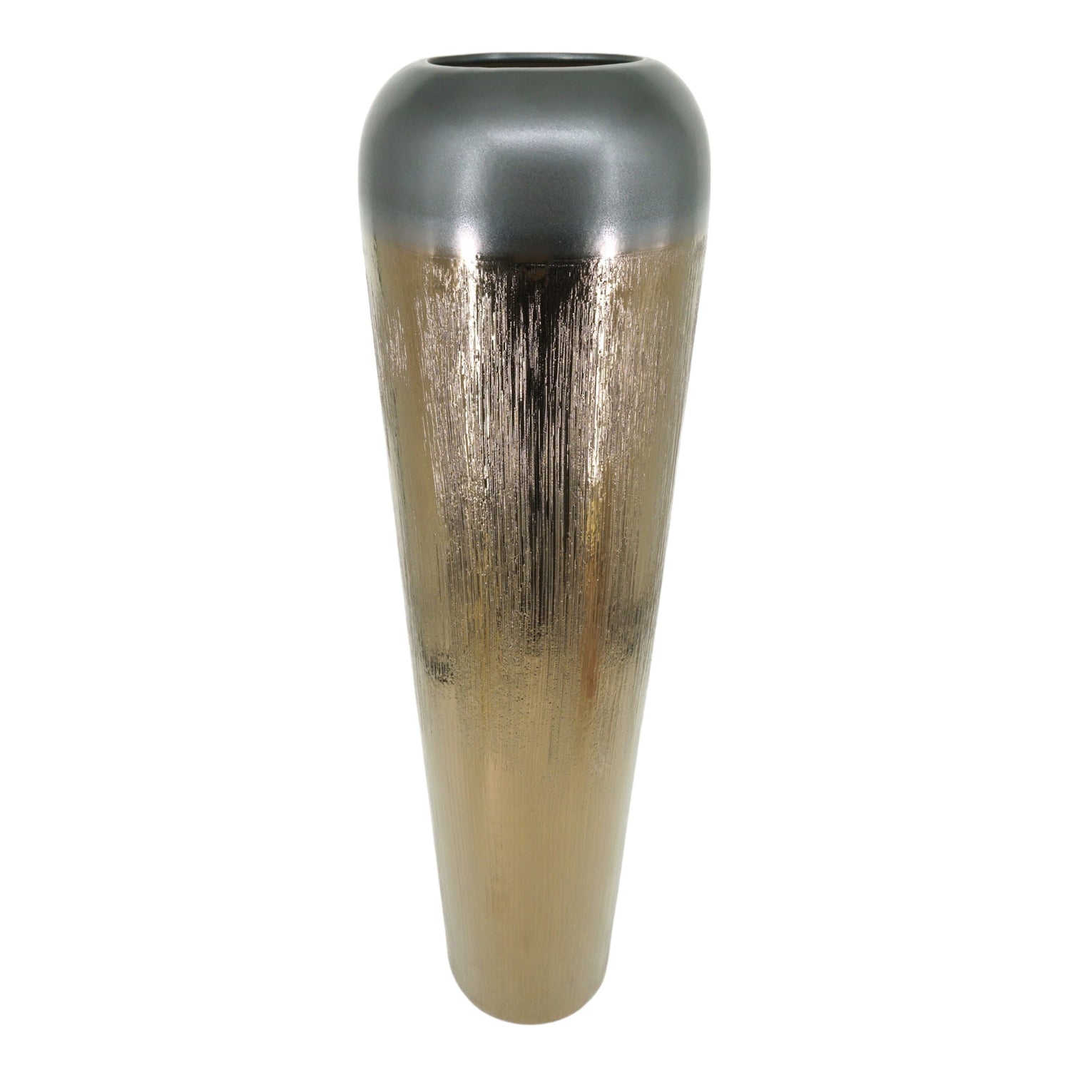 Tiziano Large Ceramic Floor Vase - Bronze