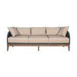Orbit - Outdoor Patio Sofa - Weathered Eucalyptus / Taupe