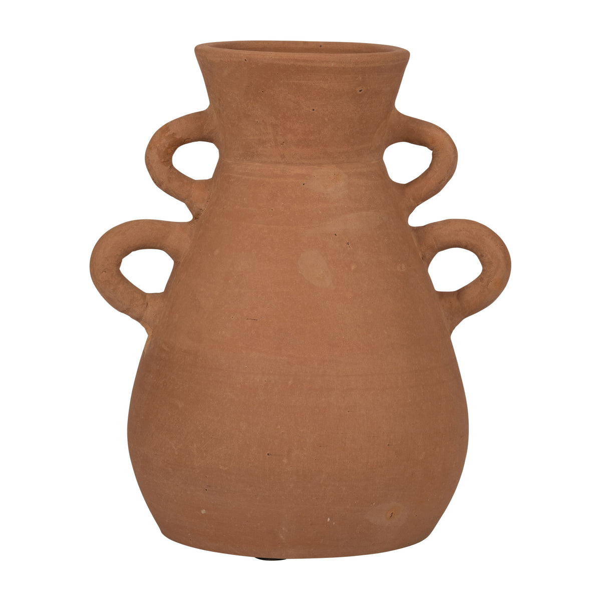 Organic Vase With 4 Handles - Natural