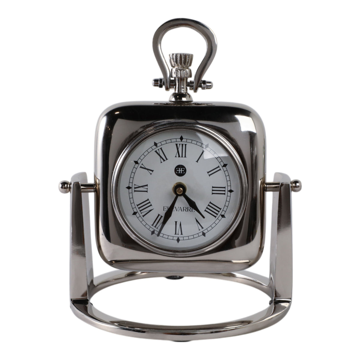 Quincy Aluminum Desk Clock - Silver