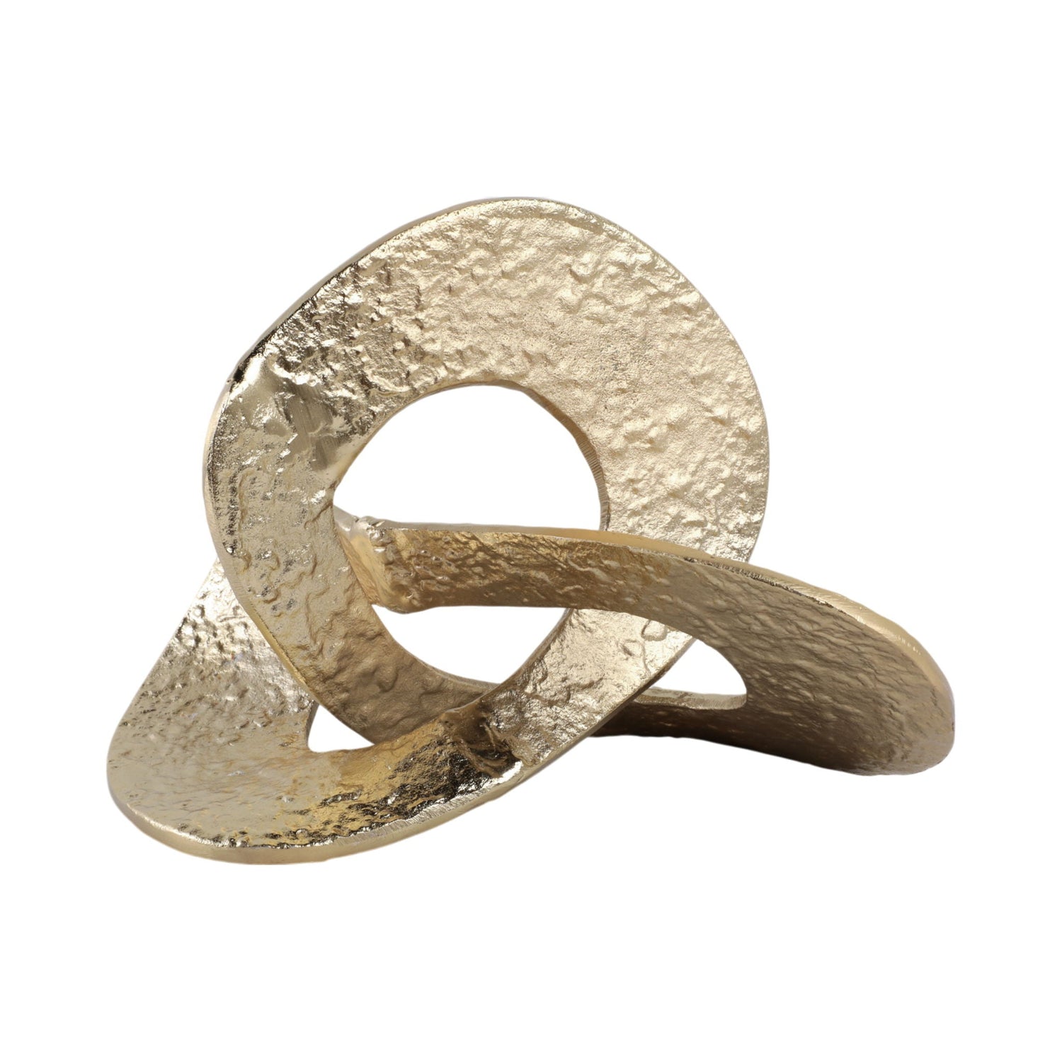 13" x 9" Textured Loopy Object - Gold