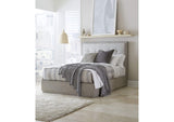 AZBXS6 Oxford Upholstered Footboard Storage Bed In Mineral