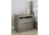 AZBX81 Oxford Two - Drawer Nightstand In Mineral