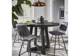 9LE870V Vinson Modern Swivel Counter Stool In Cobalt (Set of 2)