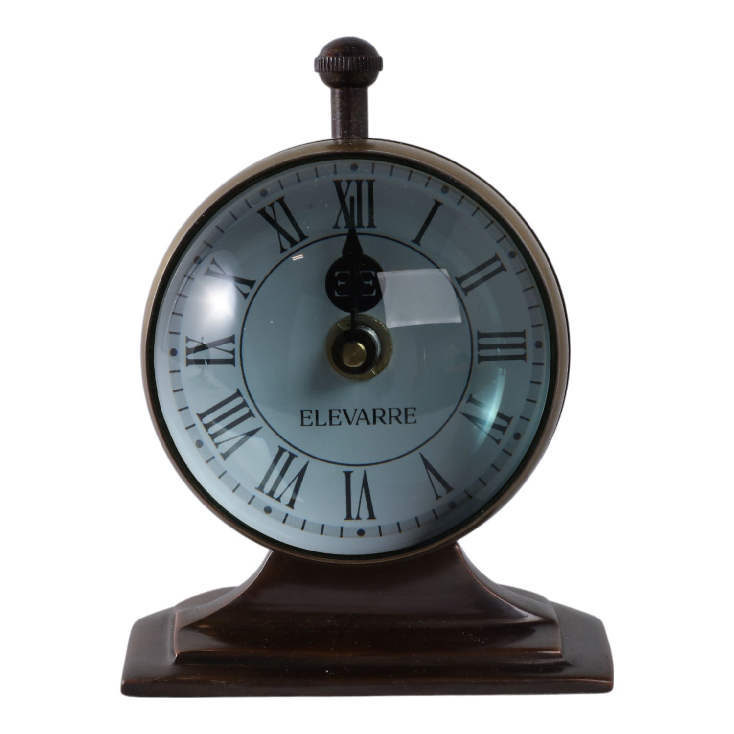 Bartoli Aluminum Double Sided Desk Clock - Bronze