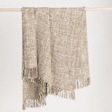 Throws - 50" x 70" TC Porter Throw - Natural / Ivory