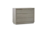 AZBX84BA Oxford Three - Drawer Nightstand In Mineral (2024)