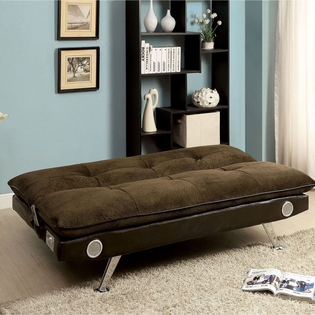 Gallagher - Futon Sofa With Bluetooth Speaker