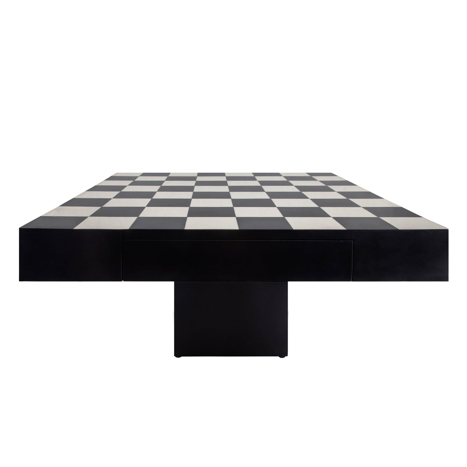 Resin Chess Set 32" - Black / White