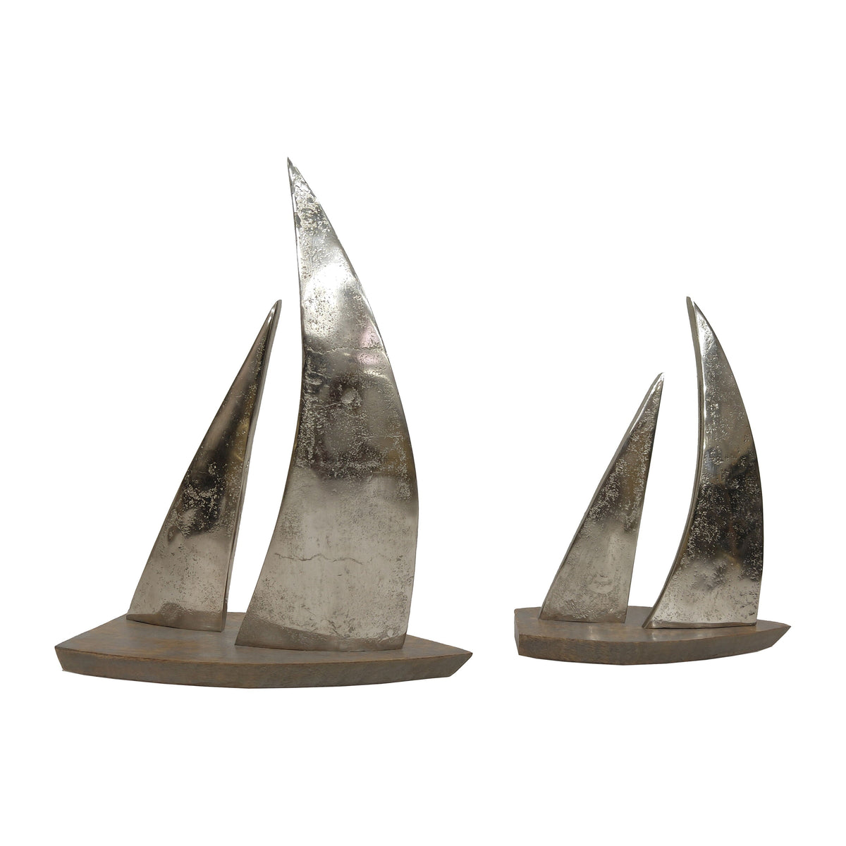 9" / 12" Moelyn Sailboats (Set of 2) - Silver