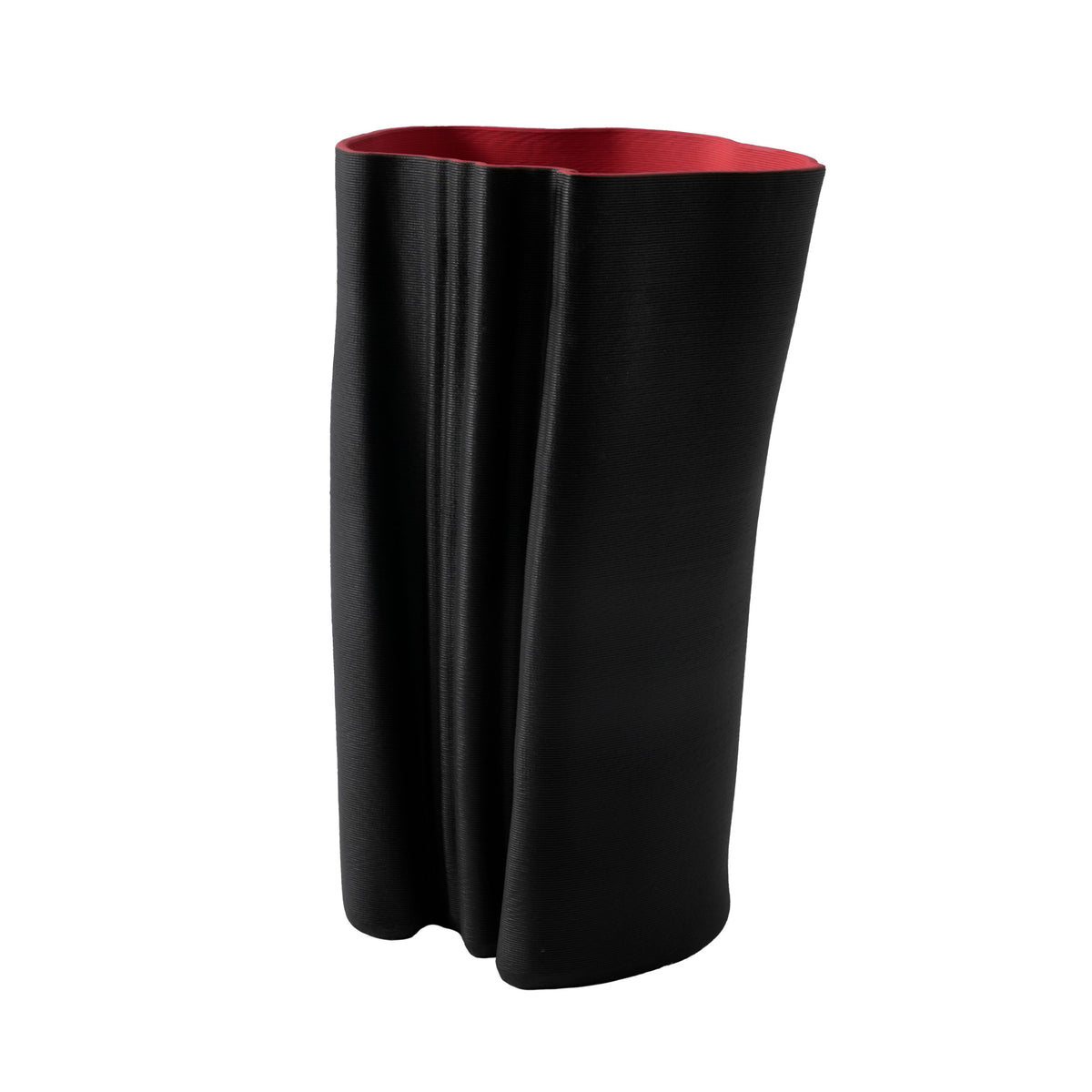 Savoir Large 3D Printed Vase - Black