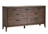 LWY682A Boracay Seven Drawer Walnut Dresser In Wild Oats Brown (2024)