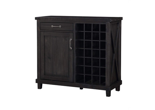 7YC974 Yosemite Solid Wood Wine Bar In Cafe