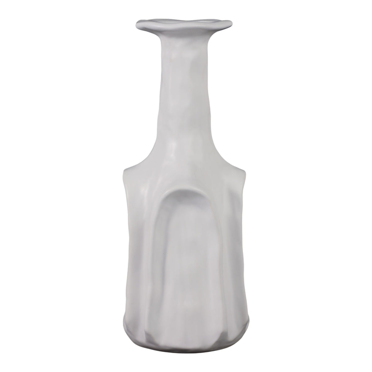 17" Fredonia Vase - White