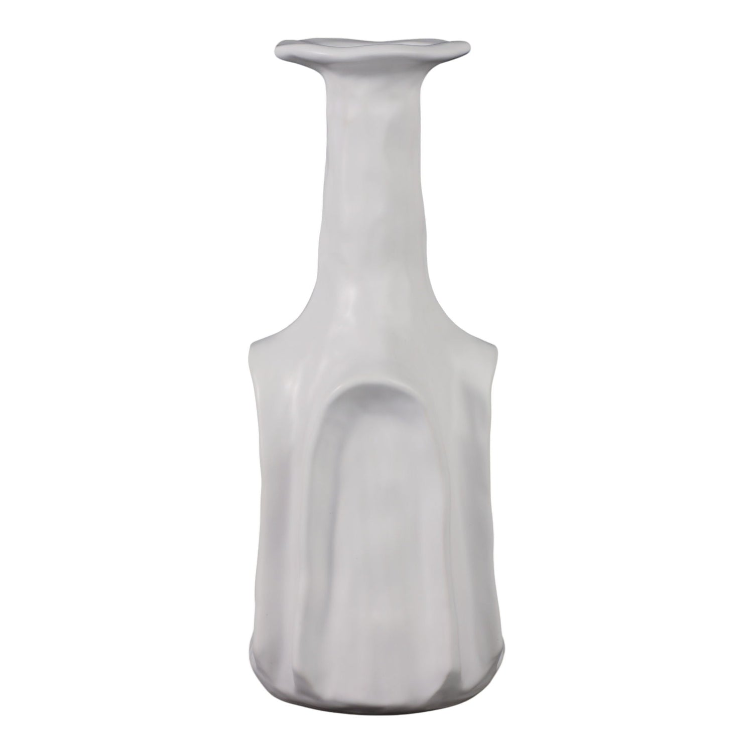 17" Fredonia Vase - White