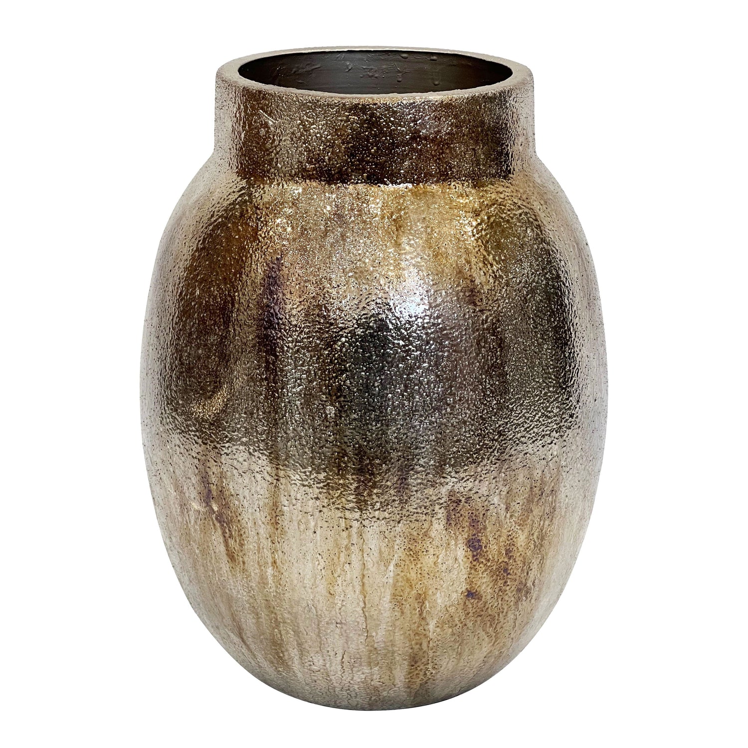 Noatak Small Antique Vase 18" - Silver